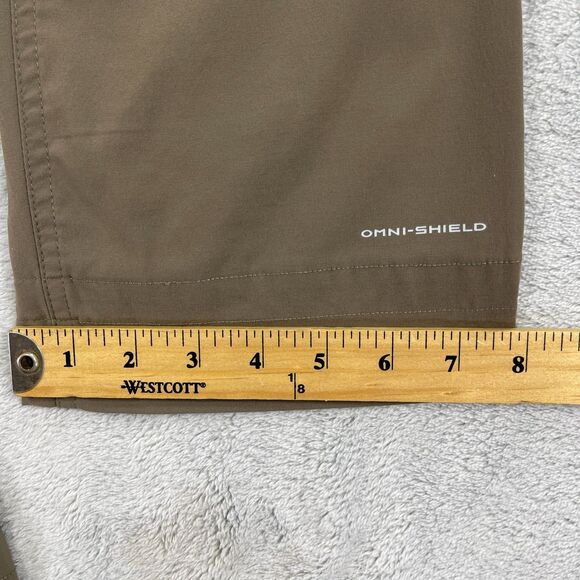 Columbia Sportswear Omni-Shield Hiking Pants Womens 6 Green Stretch Outdoor - Picture 14 of 15